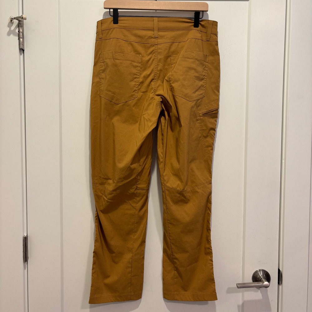 Eddie Bauer First Ascent Guide Pants Mens 32x30 Brown Hiking Outdoor Cargo 32x29 - Picture 3 of 5